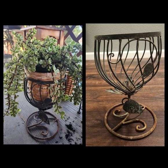 VTG Metal Plant Stand - Picture 1 of 14